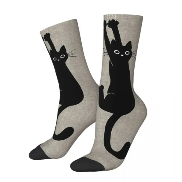 Calcetines-divertidos-y-felices-para-hombre-medias-de-gato-negro-estilo-Retro-Harajuku-Hip-Hop-sin