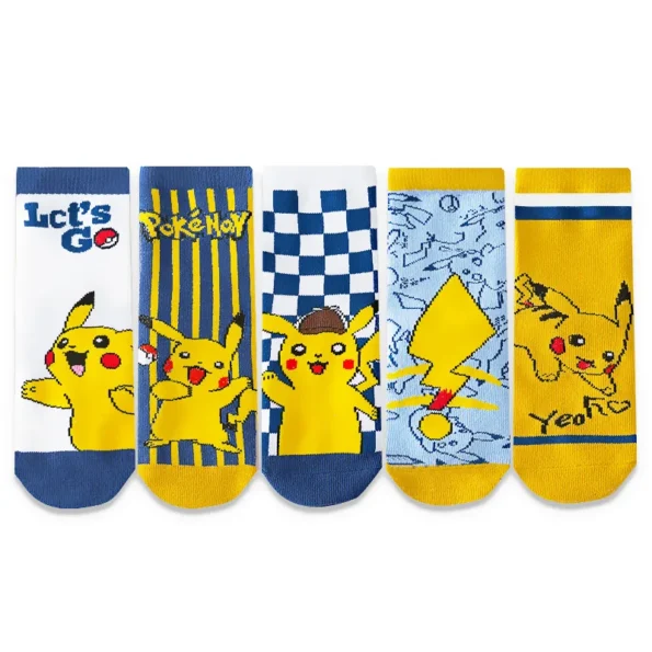 Chaussettes-en-coton-Pokemon-Pikachu-Anime-pour-enfants-b-b-s-gar-ons-et-filles-chaussettes-1
