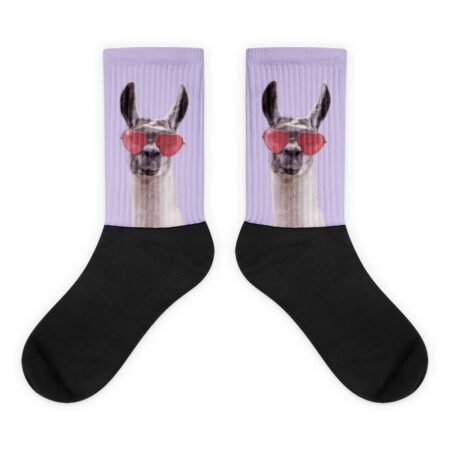Chaussettes rigolotes Lama