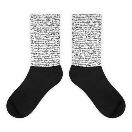 Chaussettes Script