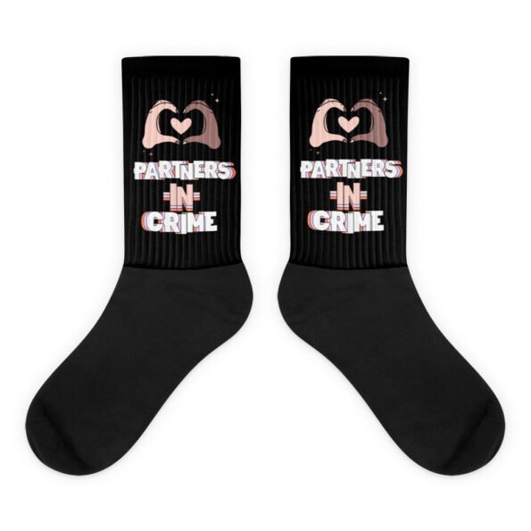 chaussettes couples bff partners in crime