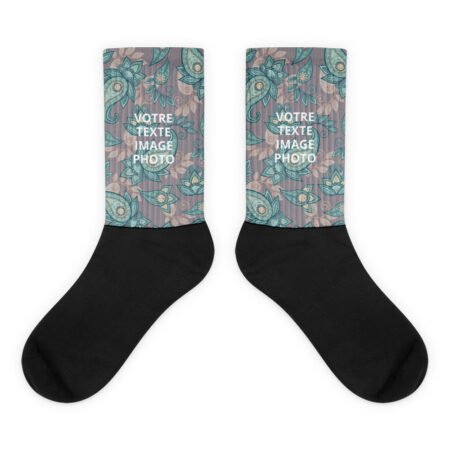 Chaussettes personnalisables rétro