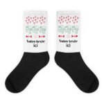 Chaussettes personnalisables Père Noël Chat