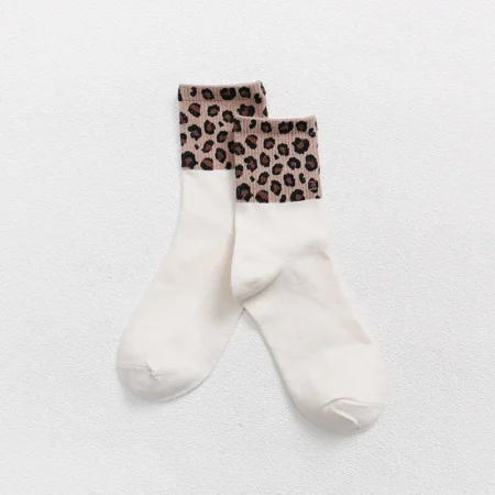 Chaussettes léopard femme