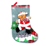 Décoration de Noël chaussettes de Noël – Motifs festifs et suspendus
