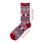 Chaussettes de Noël Unisexes en coton épais – Confort et fantaisie