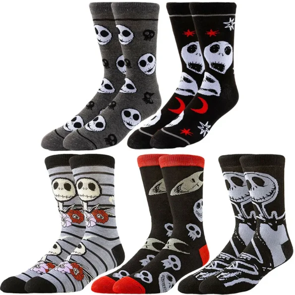 Chaussettes Etrange Noël Jack Skellington – Confort et style geek