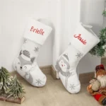 Chaussettes de Noël personnalisées avec nom – Confort et fantaisie