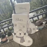 Chaussettes de Noël personnalisées avec nom – Confort et fantaisie