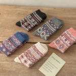 5 paires de chaussettes chaudes unisexe – Confort et chaleur d’hiver
