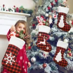 Chaussettes de Noël pour cheminée ou déco – Décoration festive