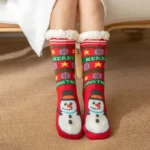 Chaussettes Bonhomme de neige femme