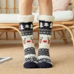 Chaussettes d'hiver rembourrées femme