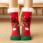 Chaussettes rembourrées Noël femme – Confort et esprit festif