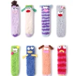 Chaussettes rigolotes peluche kawaii