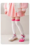 Chaussettes Hello Kitty hautes pour enfant – lot de 3 paires