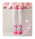 Chaussettes Hello Kitty hautes pour enfant – lot de 3 paires