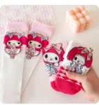 Chaussettes Hello Kitty hautes pour enfant – lot de 3 paires