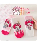 Chaussettes Hello Kitty hautes pour enfant – lot de 3 paires