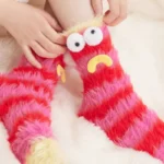 Chaussettes rigolotes peluche kawaii