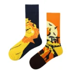 Chaussettes dépareillées savane