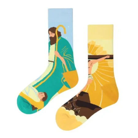 Chaussettes fantaisie Jesus