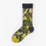 Lot de 5 paires de chaussettes femme transparentes à motifs