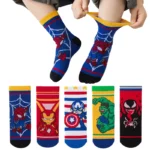 Chaussettes super héros enfant - Lot de 5 paires