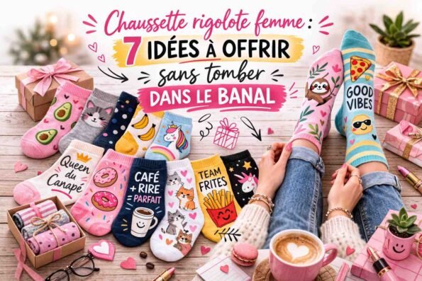Chaussette rigolote femme - 7 idées à offrir sans tomber dans le banal
