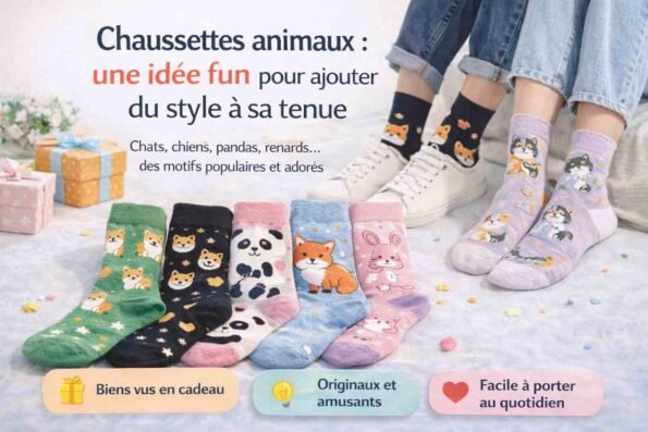 Chaussettes animaux - une idée fun pour ajouter du style à sa tenue
