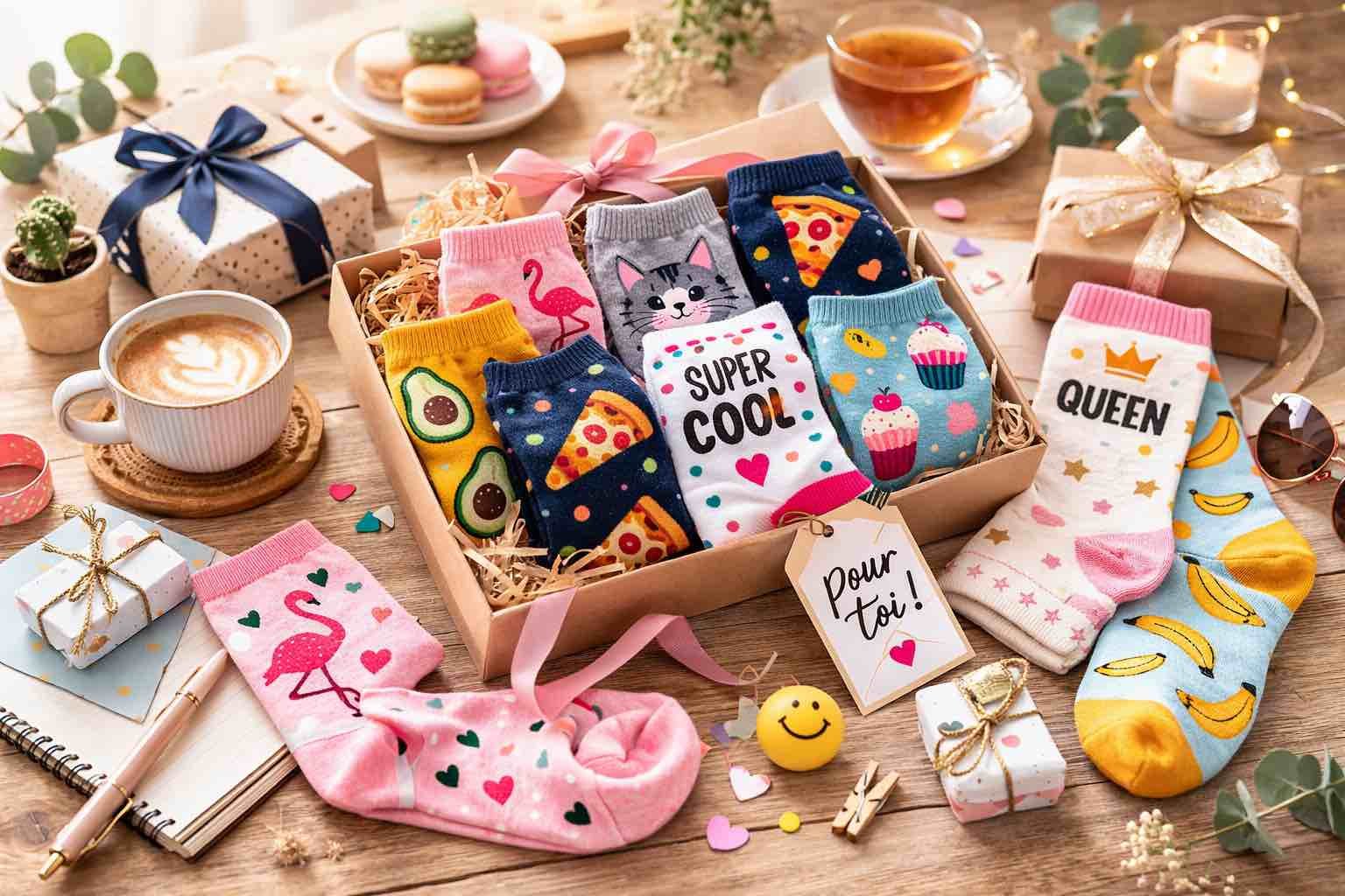 Offrir des chaussettes rigolotes - cadeau drôle ou vraie bonne idée