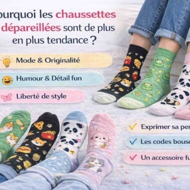 Chaussettes animaux : une idée fun pour ajouter du style à sa tenue