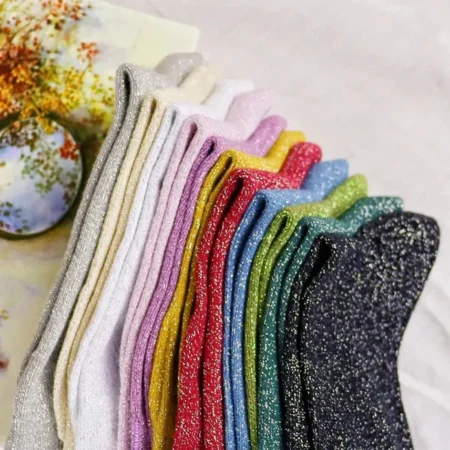 Chaussettes à paillettes femme