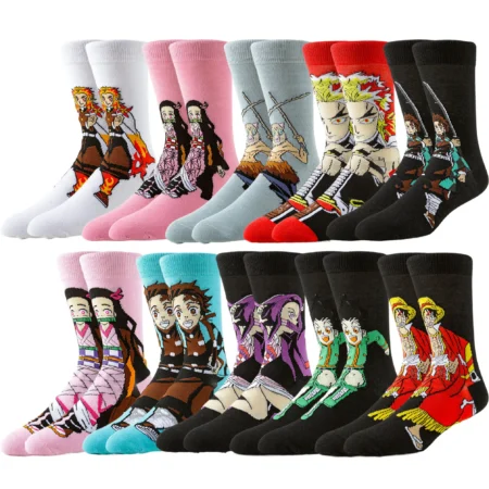Chaussettes Demon Slayer - Lot de 5 ou 10 paires