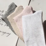 Chaussettes à paillettes femme