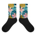 Chaussettes Fleurs tropicales