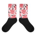 Chaussettes Fleurs roses