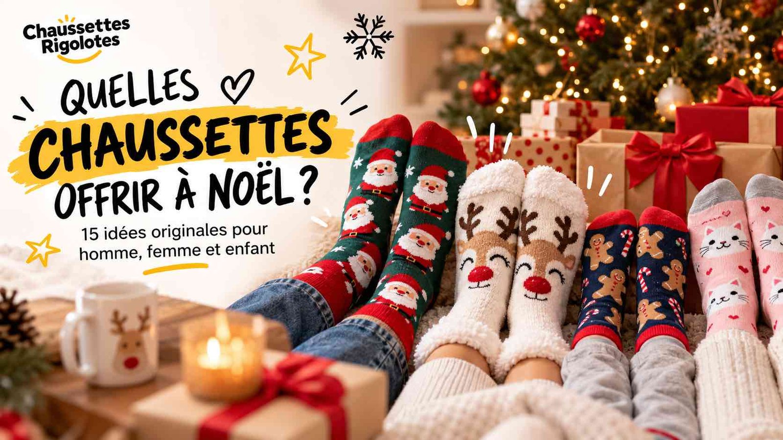 chaussettes cadeau noel