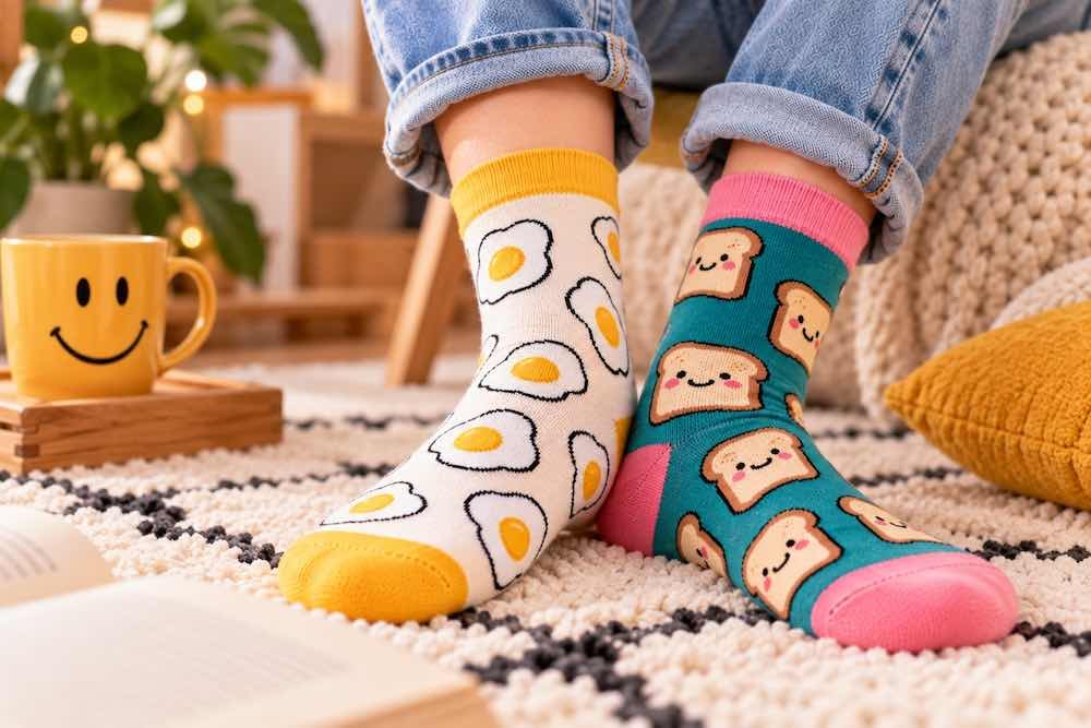 Chaussettes dépareillées originales