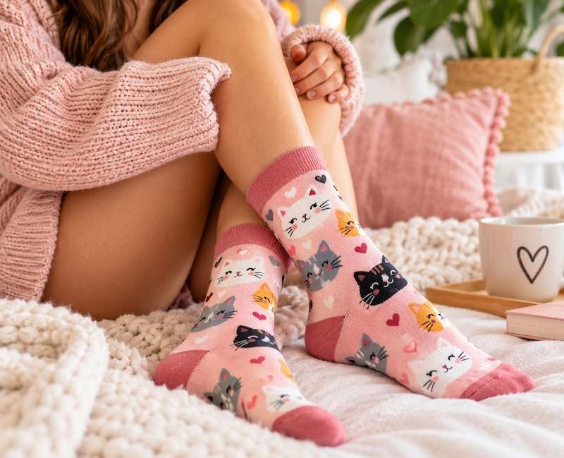 Chaussettes rigolotes femme