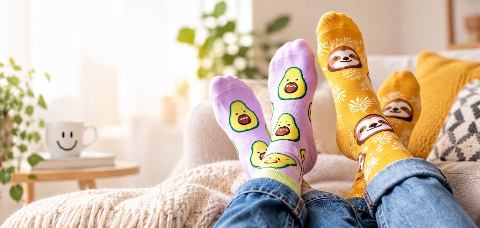 Chaussettes rigolotes et originales