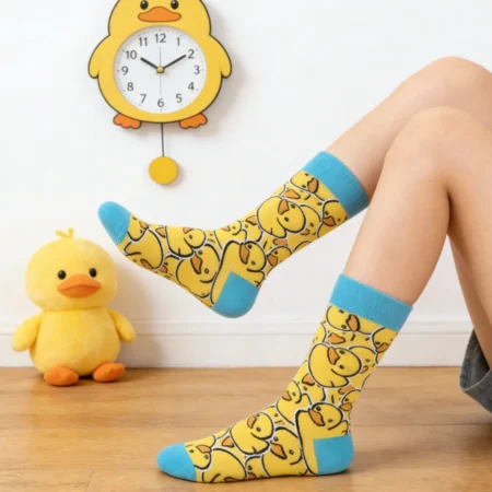 Chaussettes Petits canards jaunes