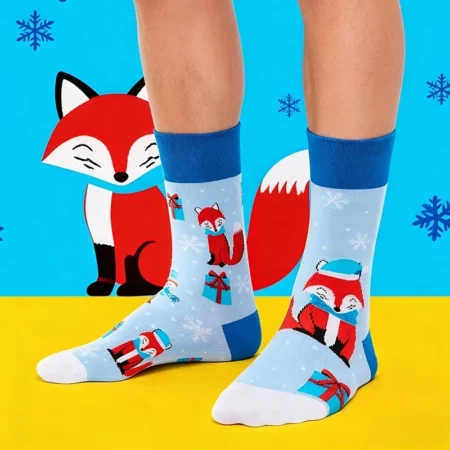 Chaussettes Renard de Noël