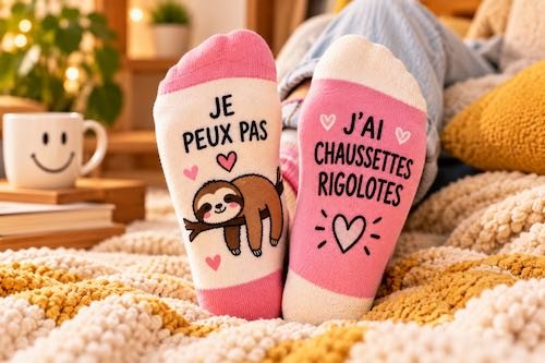 Chaussettes à message originales